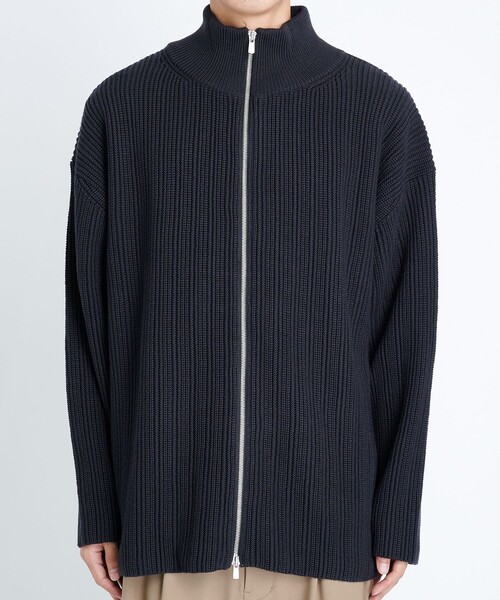 【本日限定価格】 BATONER ニットカーディガン 黒 サイズ2(Mサイズ) BATONER ブラック ニットカーディガン