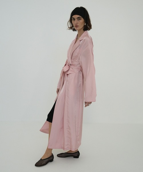 【お値下げ中】CLANE オーバーツイードコート　ピンク こんにちは。MINAMI TANAKA×CLANE OVER TWEED COAT、BLKも可愛いですが