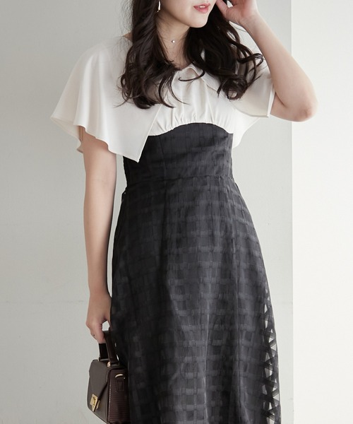 ANOTHER BRANCH OLIVE des ワンピース 細見えが叶う、シアー