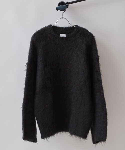 「Lui's」 長袖ニット M ブラック メンズ_画像3