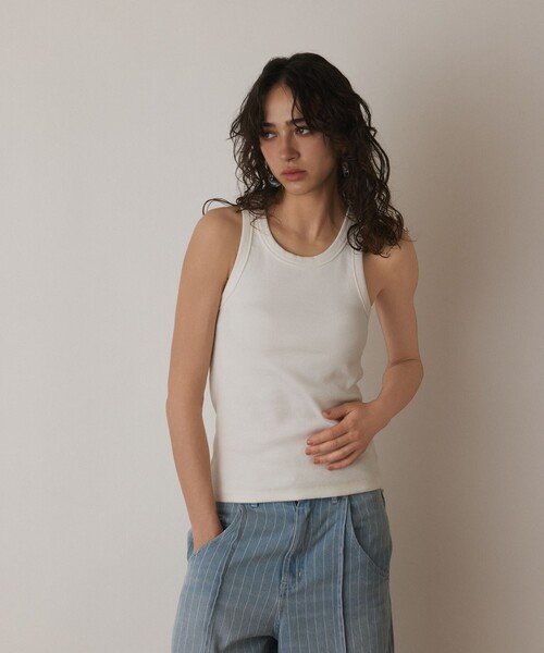 Diagram ダイアグラム　テレコベアトップ　新品 Diagram キャミソール テレコベアトップ : ZOZOTOWN Yahoo!店 - 通販