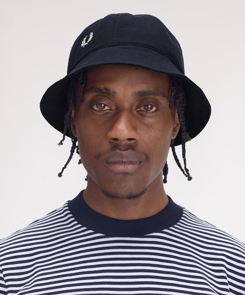 FRED PERRY ブラック バケットハット L 楽天市場】FRED PERRY フレッドペリー バケットハット