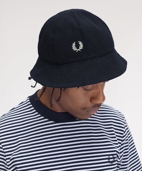 フレットペリー　リバーシブル帽子 FRED PERRY フレッドペリー ピケクラシックキャップ HW6726