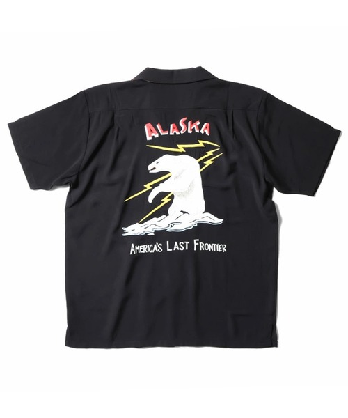 最終価格　HOUSTON スカシャツ（ALASKA） L アラスカ 楽天市場】HOUSTON ヒューストン SOUVENIR SHIRT ALASKA