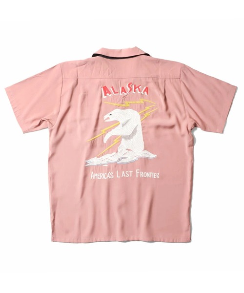 最終価格　HOUSTON スカシャツ（ALASKA） L アラスカ 楽天市場】HOUSTON ヒューストン SOUVENIR SHIRT ALASKA