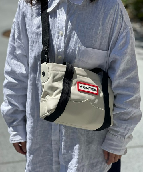 Hunter【カジュアルな装いに☆NYLON MINI TOPCLIP TOTE 】 HUNTER トートバッグ NYLON TOPCLIP TOTE MINI ナイロンミニ