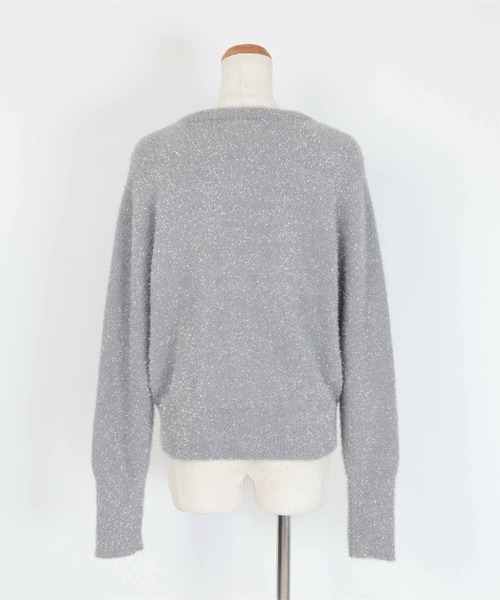 「ur's」 ニットカーディガン L ベージュ レディース_画像4