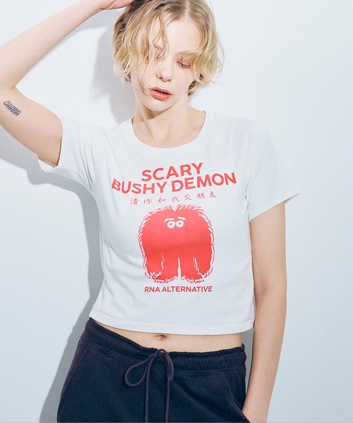 なりた RNA tシャツ M2459 BUSHYDEMONチビT レディース
