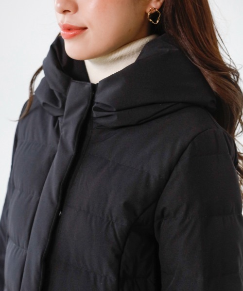 「M.deux」 ダウンコート MEDIUM ブラック レディース_画像5