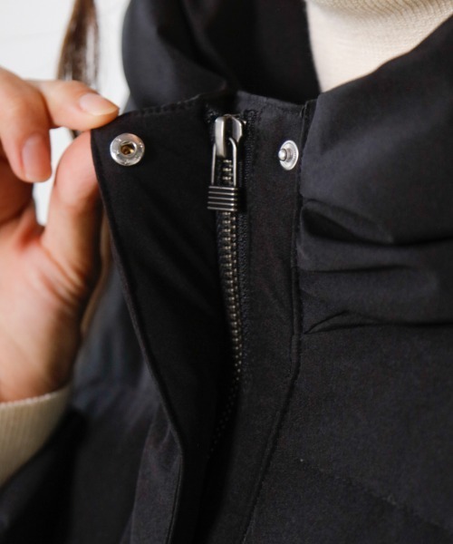 「M.deux」 ダウンコート MEDIUM ブラック レディース_画像7