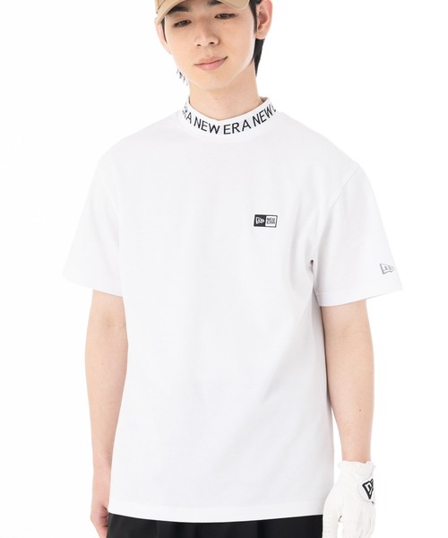 FCRB NEW ERA ポロシャツ 半袖 オーバーサイズド ポロシャツ Vertical Logo ブラック