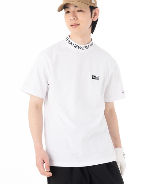 ニューエラゴルフ　Tシャツ　mサイズ NEW ERA ニューエラ ゴルフ 半袖 ミッドネック 鹿の子 Tシャツ