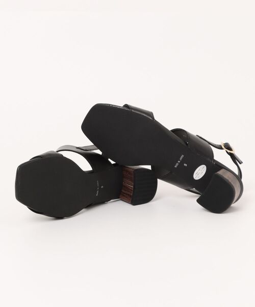 ing（イング） サンダル スクエアトゥバックベルトサンダル レディース