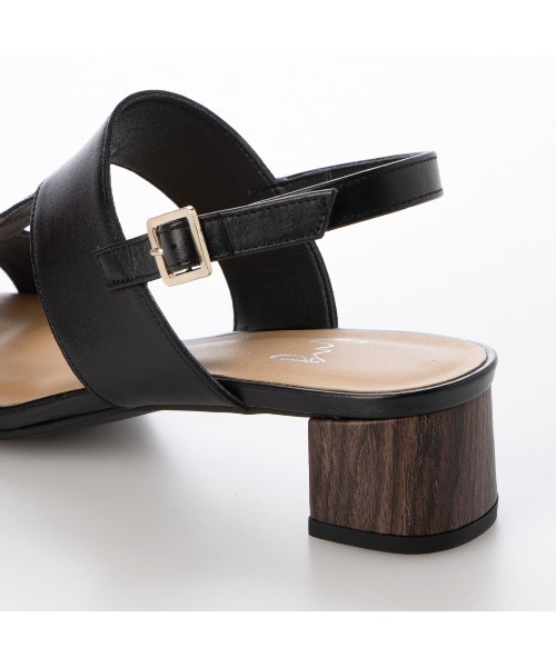 ing（イング） サンダル スクエアトゥバックベルトサンダル レディース