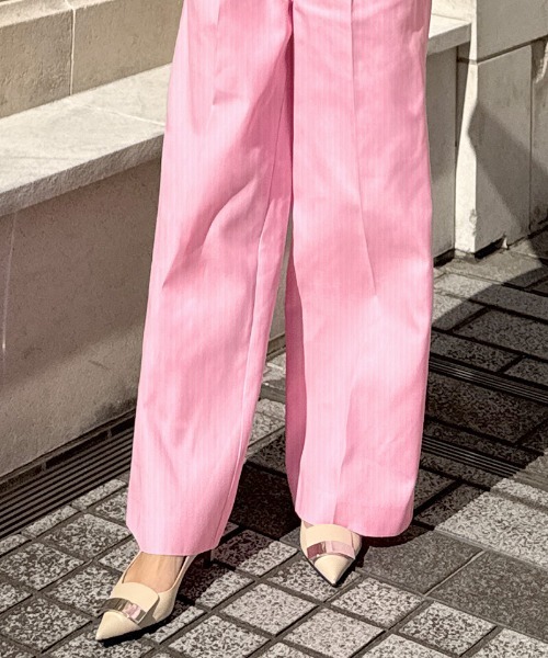 パンツ ストライプ美脚マリンパンツ レディース : ZOZOTOWN