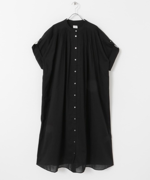 URBAN RESEARCH DOORS ワンピース コットンボイルロールアップ