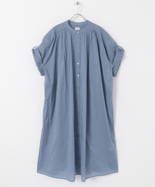【美品】URBANRESEARCHDOORSコットンボイルハーフスリーブワンピ セール】コットンボイルハーフスリーブワンピース（ワンピース