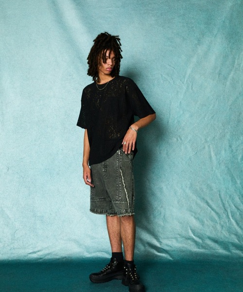 TAUPE（トープ） パンツ TAUPE/トープ/ZIP POCKET DENIM SHORT PANTS 
