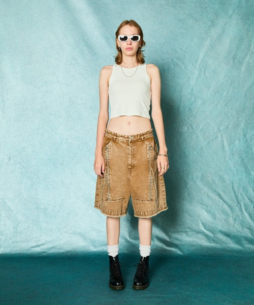 TAUPE（トープ） パンツ TAUPE/トープ/ZIP POCKET DENIM SHORT PANTS