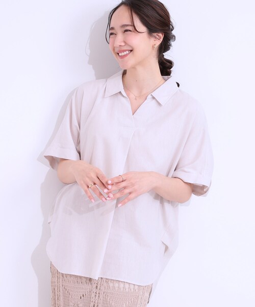 SHOO・LA・RUE（シューラルー） uvカット ブラウス シャツ 夏 「S-LL