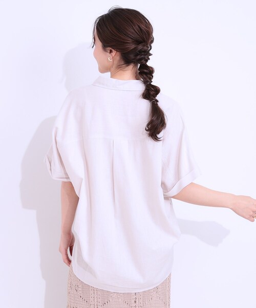 SHOO・LA・RUE（シューラルー） リネンシャツ ブラウス シャツ 夏 「S