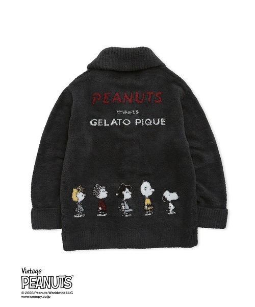 PEANUTS コラボ GELATO PIQUE カーディガン gelato pique 「gelato pique」 ニットカーディガン「PEANUTS