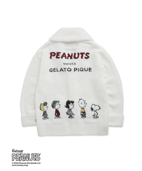 PEANUTS コラボ GELATO PIQUE カーディガン gelato pique 「gelato pique」 ニットカーディガン「PEANUTS