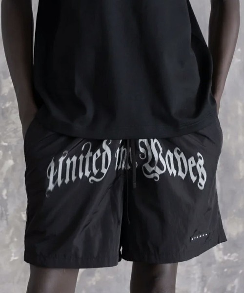 パンツ 「STAMPD / スタンプド」UNITED IN WAVES TRUNK / ブラック 「SLA-M3871S メンズ