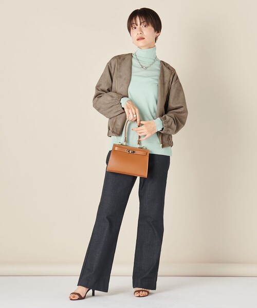 NOLLEY'S ジップアップブルゾン ノーリーズ NOLLEY'S 「NOLLEY'S」 ジップアップブルゾン 36 ブラウン