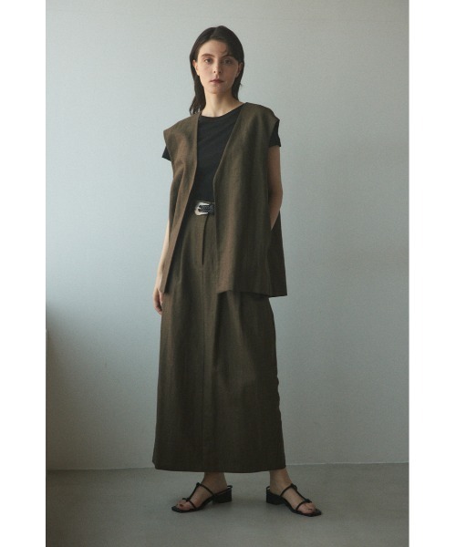 「BLACK BY MOUSSY」 ベスト FREE ブラウン レディース