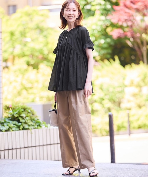 ROPE' PICNIC（ロペ ピクニック） ブラウス シャツ コットンボイル