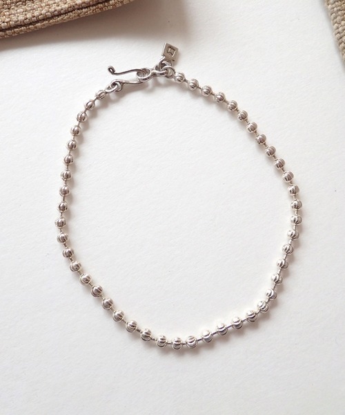 MANANAS ブレスレット 「MANANAS」Facet Ball Chain Bracelet