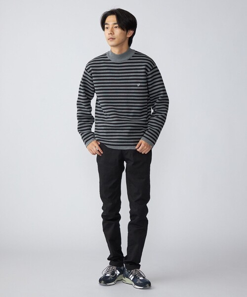 「SHIPS」 長袖ニット SMALL グリーン メンズ