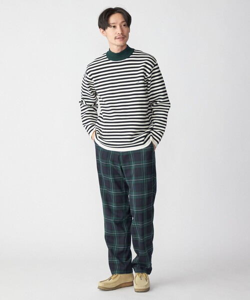 「SHIPS」 長袖ニット SMALL グリーン メンズ