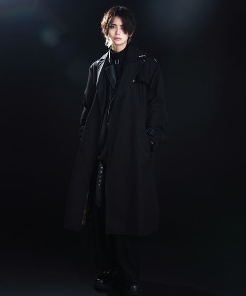 ADRER 「ADRER」 トレンチコート X-SMALL ブラック メンズ : ZOZOTOWN