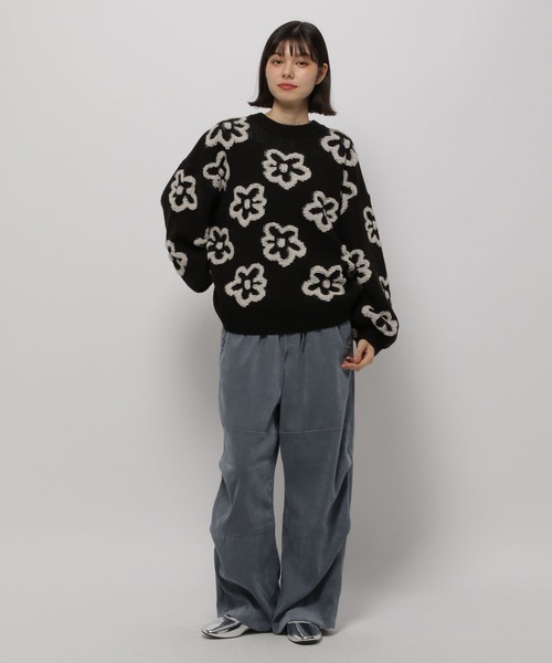 niko and…（ニコアンド） 長袖ニット FREE オレンジ レディース