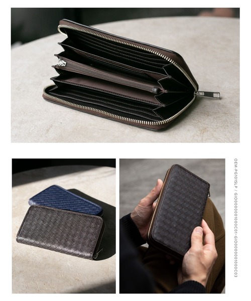 GUIONNET（ギオネ） 長財布 財布 GUIONNET TINY TILE SAFFIANO