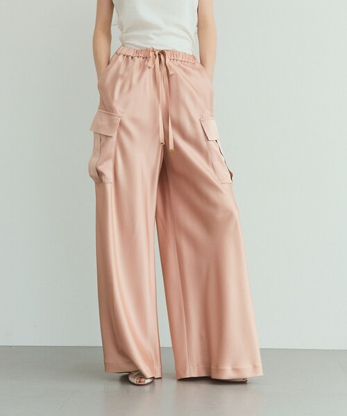 grace様 グリッツィーサテン イージーワイドパンツ （その他パンツ