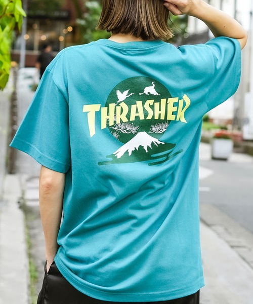 THRASHER tシャツ FUJI-25 S/S T-SHIRTS/スラッシャー富士山ロゴ