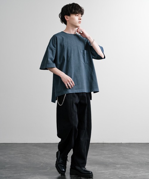 Symmetry GYDA STONEポケットショートTシャツ Symmetry GYDA STONEポケットショートTシャツ[品番：MKSW0062781