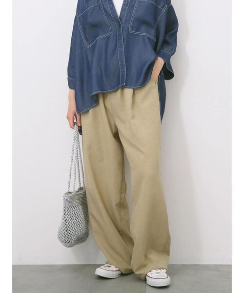 FREAK'S STORE｜リネン混 カーブイージーパンツ 25SS | Rakuten