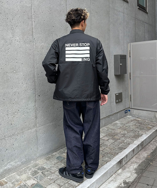 タグ有り　THE NORTH FACE コーチジャケット　メンズ　ブラック　S THE NORTH FACE 「THE FACE」 コーチジャケット LARGE ブラック