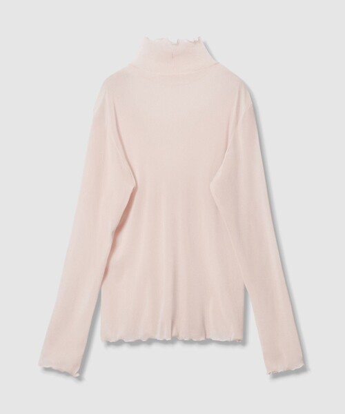 ANAYI（アナイ） tシャツ チュールフロッキータートル プルオーバー