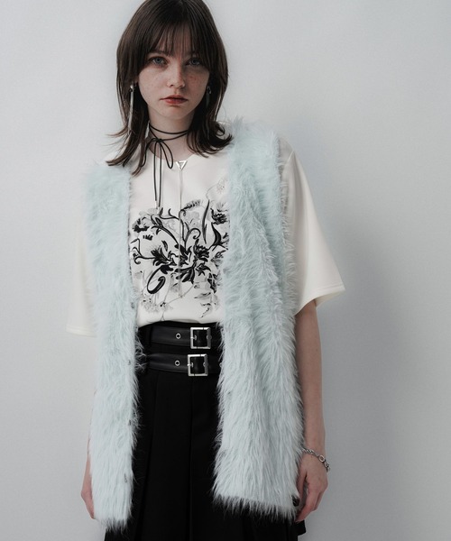 HARE（ハレ） カーディガン ロングシャギージレ(HARE) レディース 