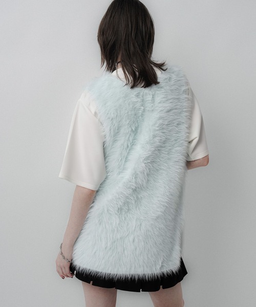 HARE（ハレ） カーディガン ロングシャギージレ(HARE) レディース 