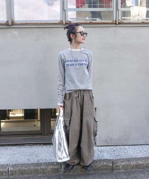 TEEN BOOP パンツ ルーズミリタリーパンツ レディース : ZOZOTOWN