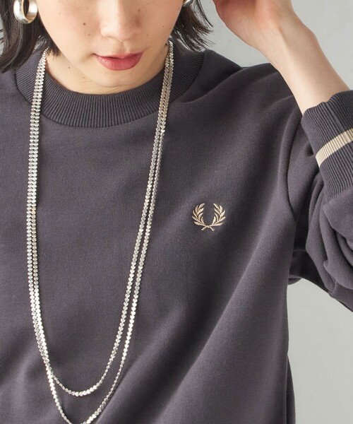 トレーナー スウェット 「SHIPS別注」FRED PERRY: SINGLE TIPPED SWEAT レディース