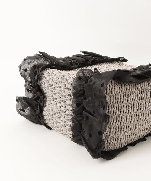 「CURI BISCUI」 かごバッグ FREE グレー レディース_画像3