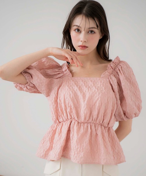 「NOELA」 半袖ブラウス フリー イエロー レディース_画像9