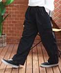 ワイドパンツ カーゴパンツ ポリ撥水バルーンカ...の詳細画像2